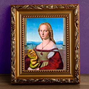 Renaissance Baby Shrek Instant Digital Download PNG, Wall Art, Shrek Gifts, Maximalist Decor, Funny Art Meme, Printable Art, Unique Gift