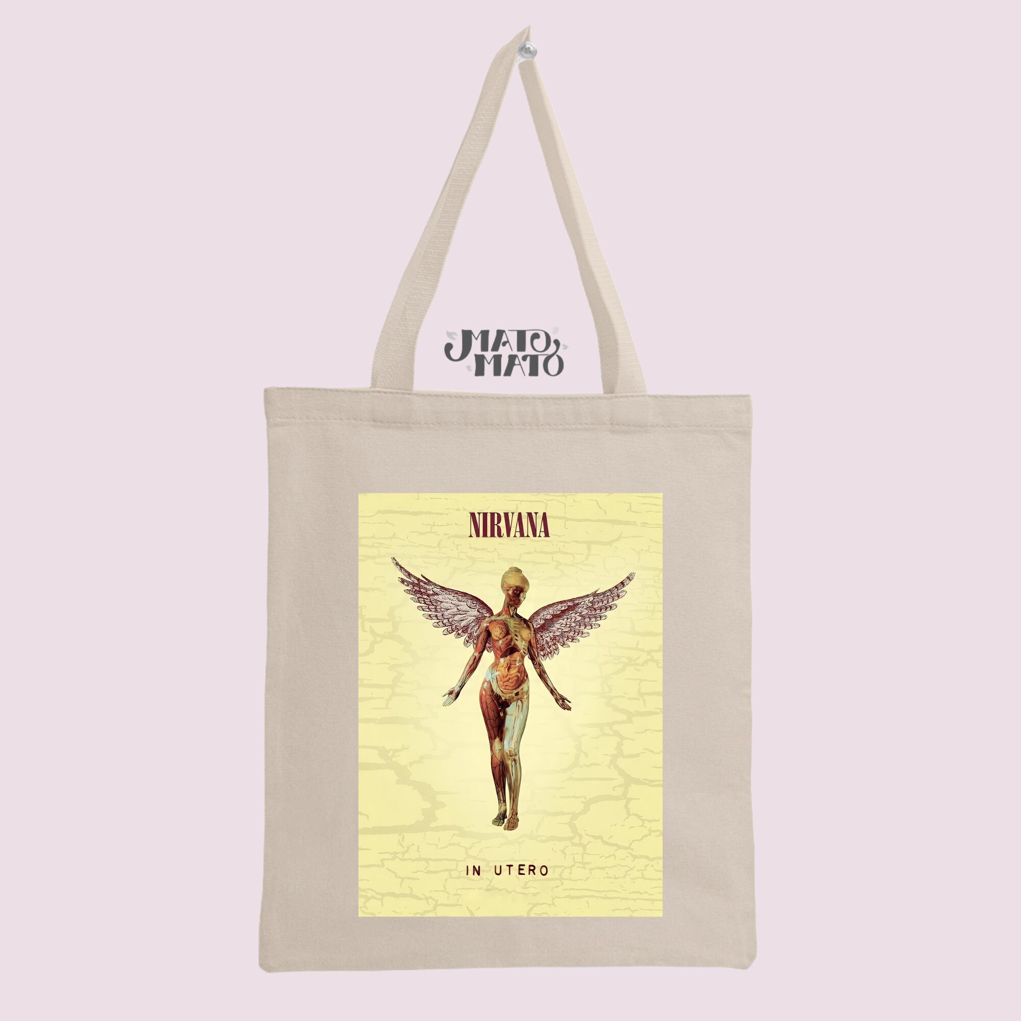 公式限定 福袋 - 公式通販オンラインショップ Band Bag, Tote Utero in Nirvana Print, Sturdy Cover, Album バッグ