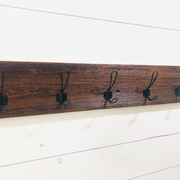 Barn Wood Coat Rack Etsy