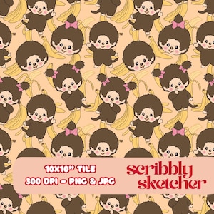 Monchh | Digital Image ONLY | Sublimation | Uv Dtf | Cards | Fabric | Printing image 2