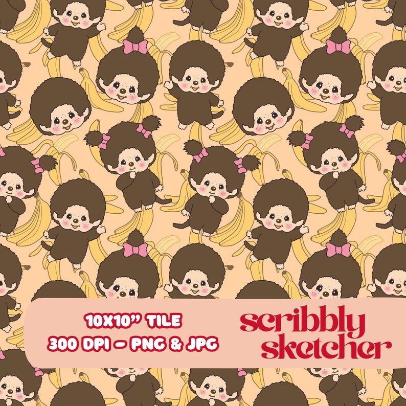 Monchh | Digital Image ONLY | Sublimation | Uv Dtf | Cards | Fabric | Printing image 2