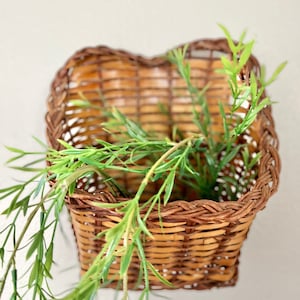 Wicker Hanging Basket | Boho Hanging Planter | Bambo Basket