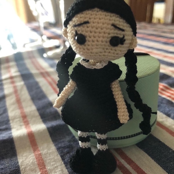 Wednesday Addams Barbie Doll - Etsy