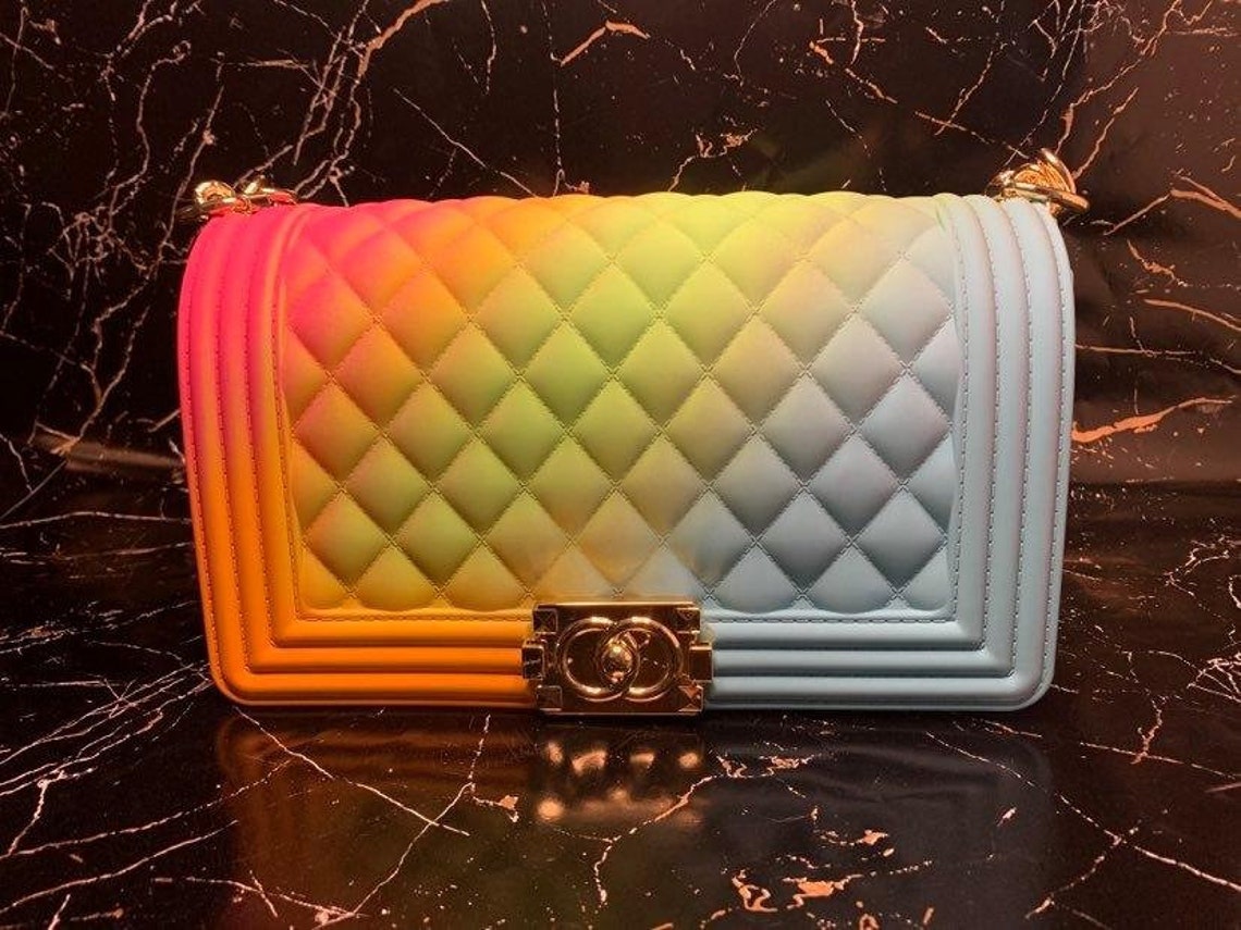 Stylish Jelly PVC Purse Jelly Handbag Jelly Purses Etsy