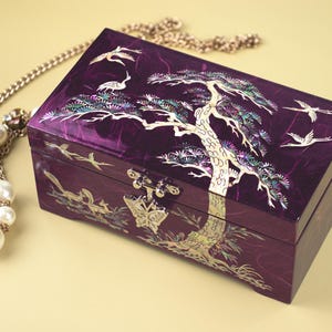 ジュエリーボックス　漆器　マザーオブパール Mother of pearl korean box - Etsy 日本