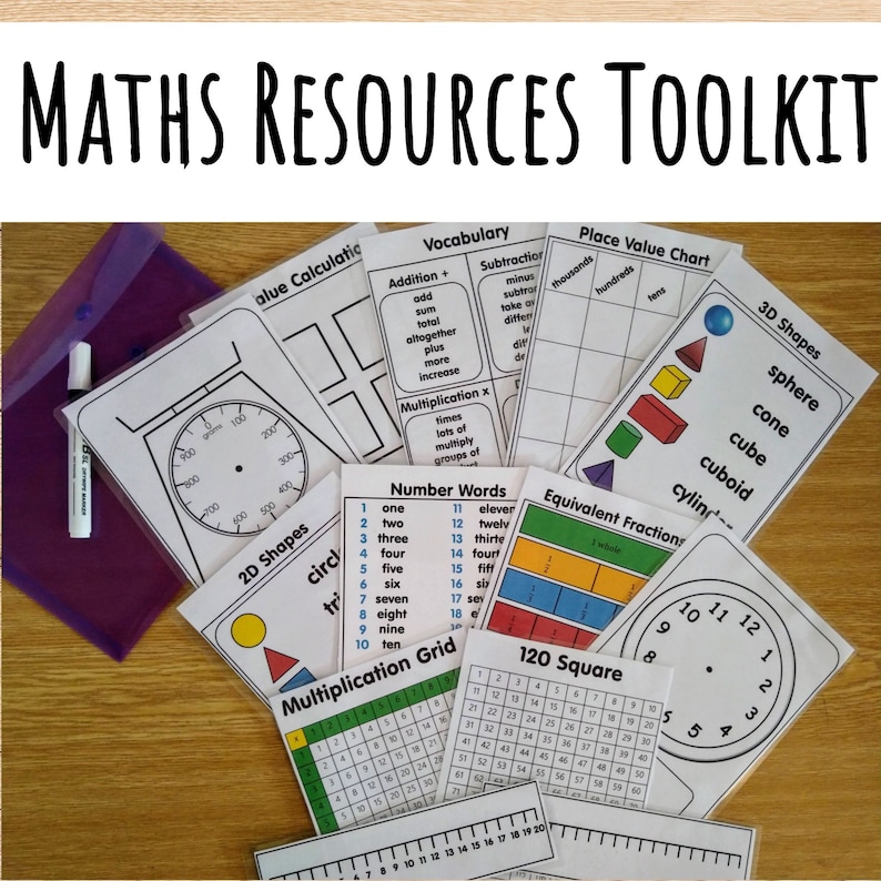 Maths Resources Toolkit Etsy Uk Maths Resources Toolkit Etsy Uk