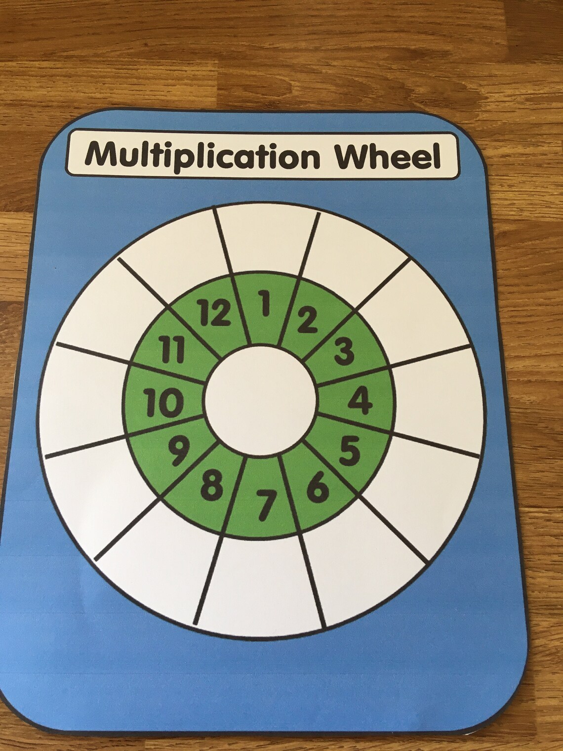 Multiplication Wheel Resources - Etsy