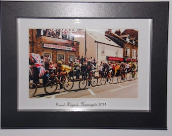 Cycling Photograph Memorabilia - Tour de France, Grand Depart, Harrogate 2014 featuring Marcel Kittel