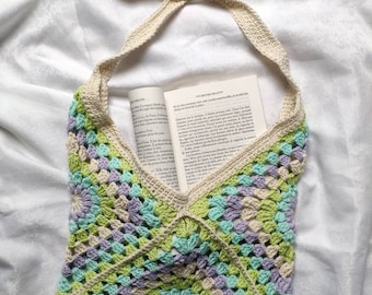 Sac bandoulière en crochet