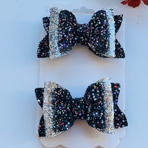 Pigtail Bow Set/ Pigtail Bows