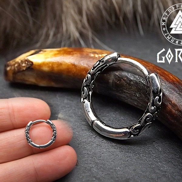 Men Viking Earrings Etsy