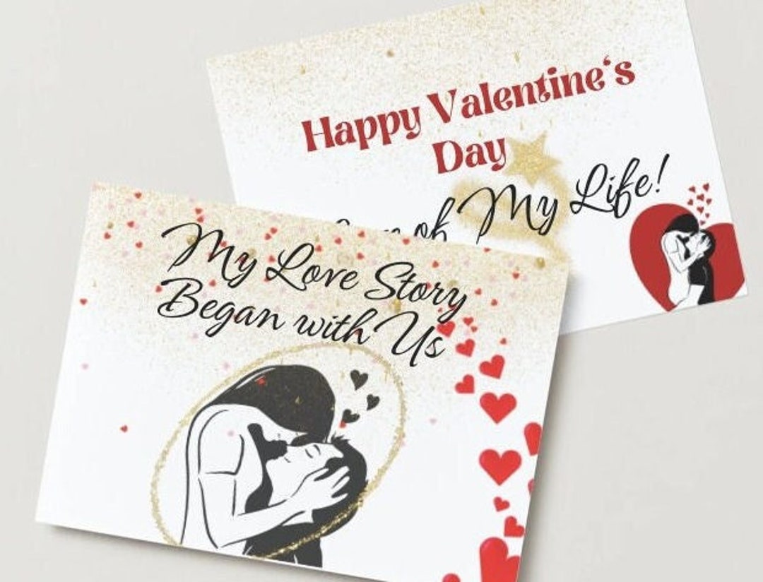 Heartfelt Valentine's Card for Him: Digital Download, Printable Love Note romantic Valentine's ...