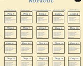 30 Day Kettlebell Workout Plan | Printable Fitness Challenge | Home Workout Routine | Digital Download | Strength Training Planner