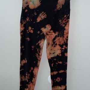 Reverse tie dye tights, Size M