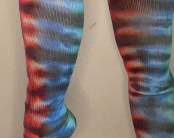 Thigh High Tiger Socks , &quot;The Joker&quot; Colors