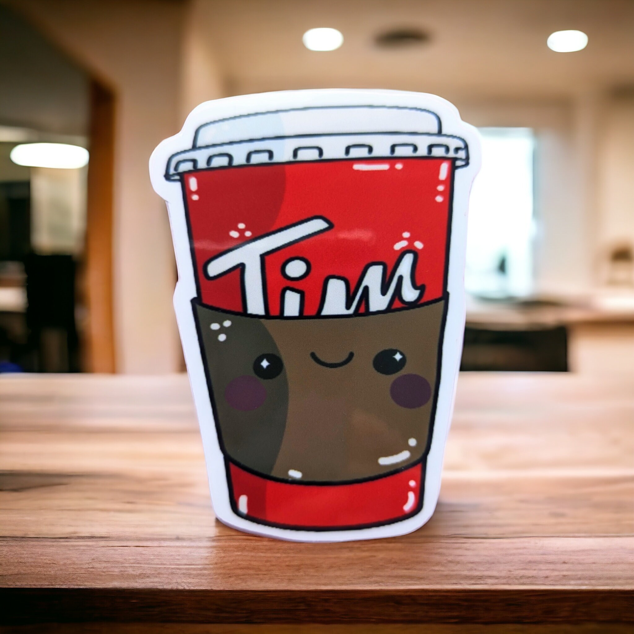Tim Hortons Coffee Sticker: Double Double Cup, Waterproof Handmade ...