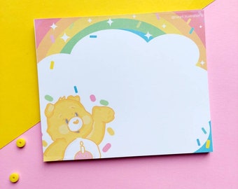 CAREBEARS KAWAII NOTEPAD/ quick memo /illustrated notepad/ 5x4inches, 40 pages