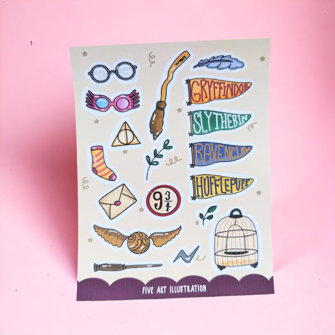 HARRY POTTER STICKER Sheet / Kawaii Sticker / Harry Potter Journal