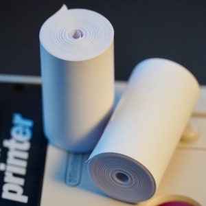 Gameboy Pocket Printer Paper, 2x Thermal Paper Rolls image 1