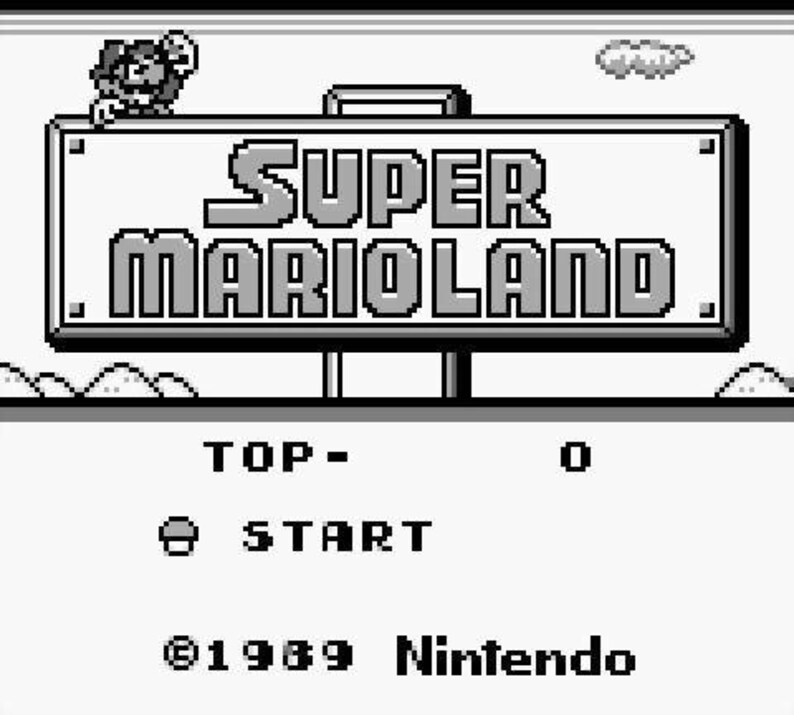 Super Mario Land 1 2 and 3 Wario Land Nintendo Game Boy Etsy UK