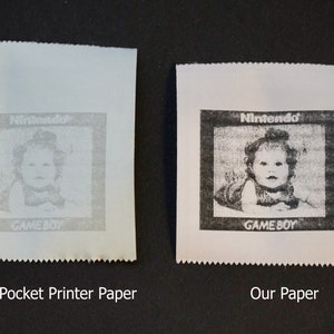 Gameboy Pocket Printer Paper, 2x Thermal Paper Rolls image 3