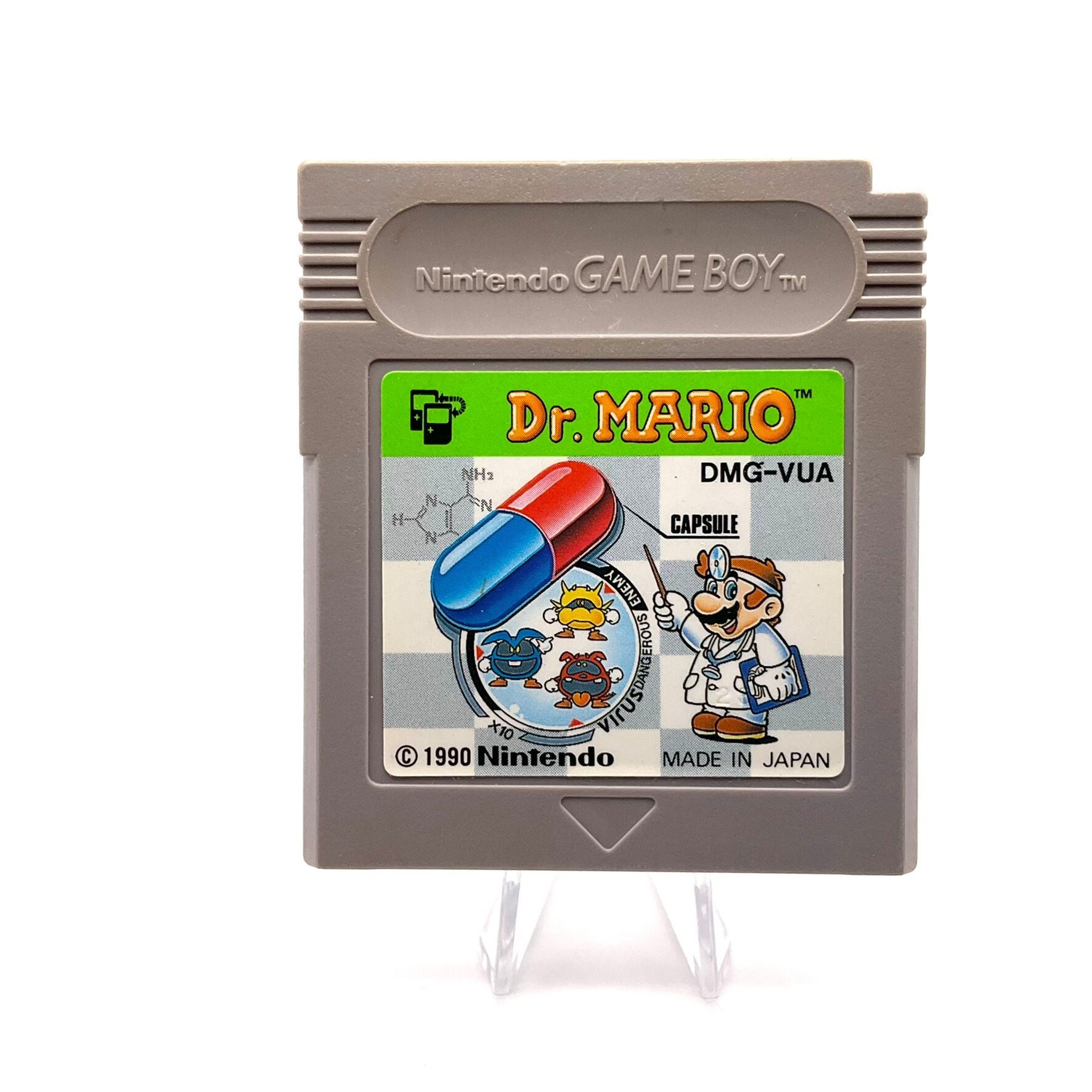 Dr. Mario, Mario Picross 1 and Picross 2 Game Boy JAP Version