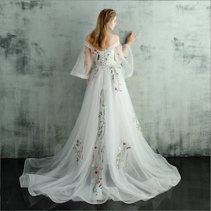 Floral Wedding Dress