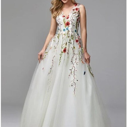 Robe de mariée florale