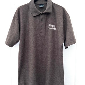 Slingley Gundogs besticktes Unisex-Poloshirt Größen XS bis 4XL Bild 3