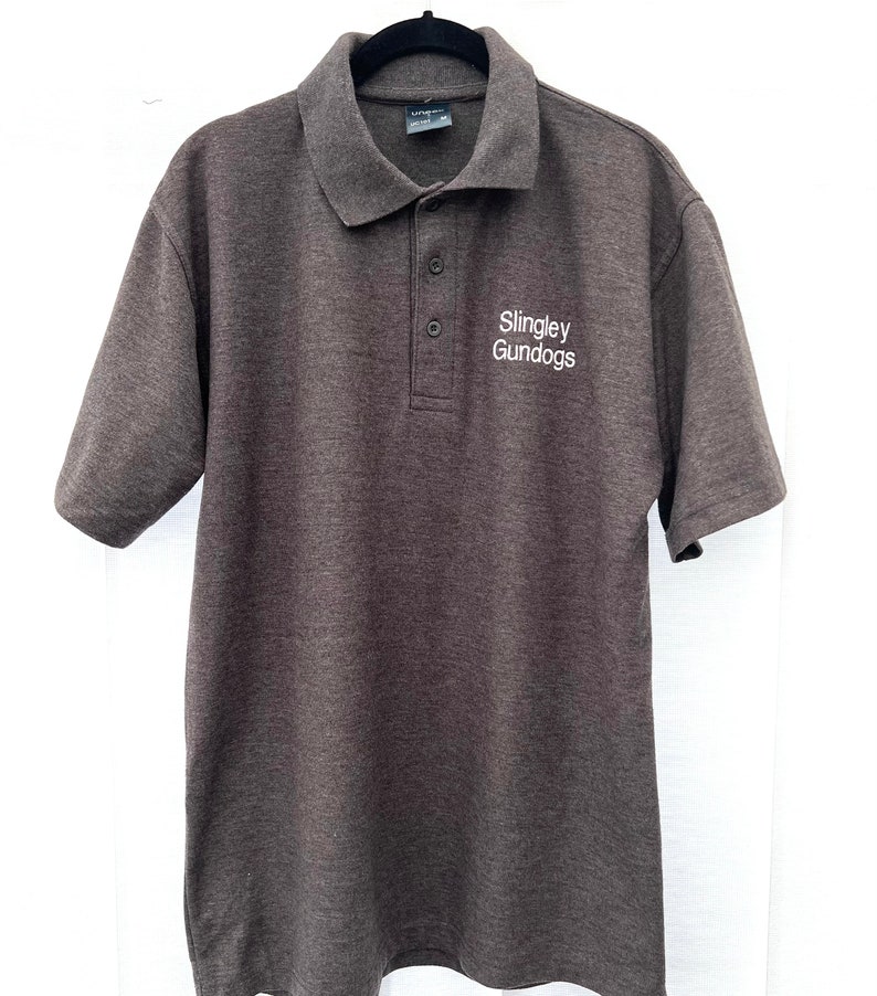 Slingley Gundogs besticktes Unisex-Poloshirt Größen XS bis 4XL Bild 3