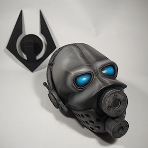 Casco de astronauta Sci Fi negro, Objetos 3D Incluyendo