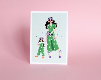 Map A6 - Illustration "Mother & Daughter"