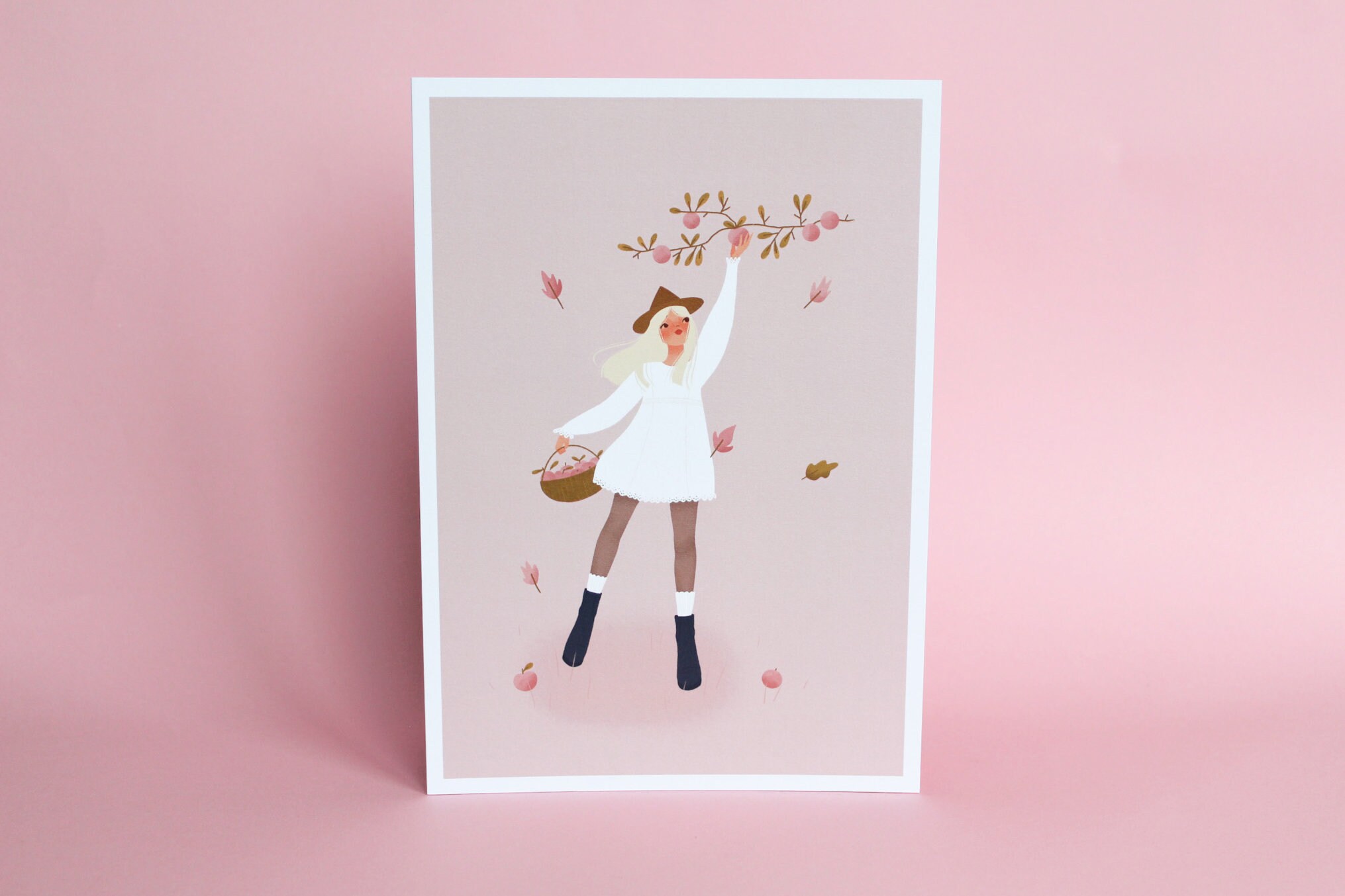 Affiche A5 - Illustration Autumn Witch