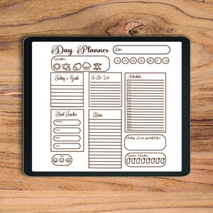 Daily to Do List Printable, Instant Download, Digital Planner, Day ...