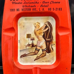 Vintage Pin up Ashtray - Etsy