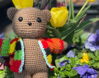 Oso de peluche hecho a mano Amigurumi