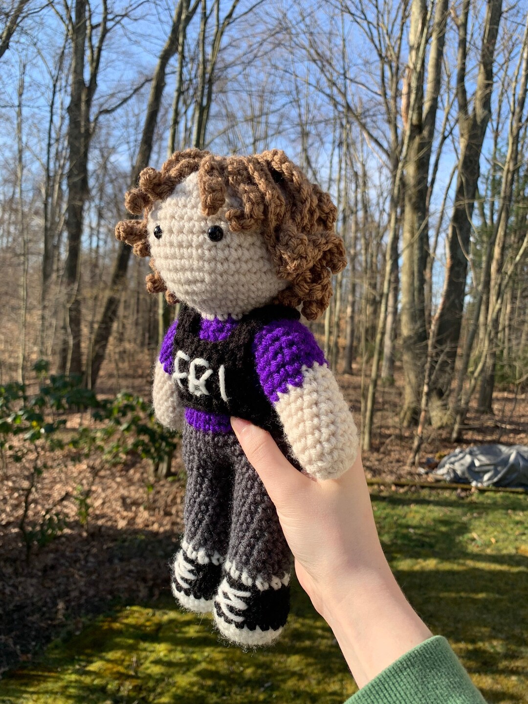 Spencer Reid Crochet Doll Criminal Minds Etsy
