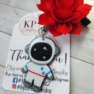 Astronaut Keychain/Astronaut Car Charm/Astronaut Vent Clip/Astronaut Rear view mirror hanger