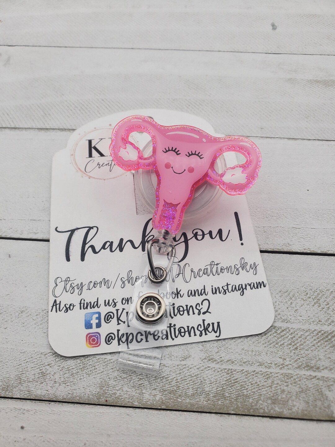 Uterus Badge Reel/interchangeable Badge Reel/obgyn Badge Reel/labor and ...