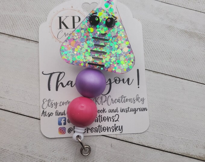 Beaker Badge Reel/lab Life Badge Reel/lab Tech Badge Reel/scientist/science Life/science Teacher