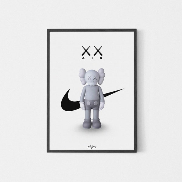 TRIPL7 - Custom KAWS x NIKE Poster