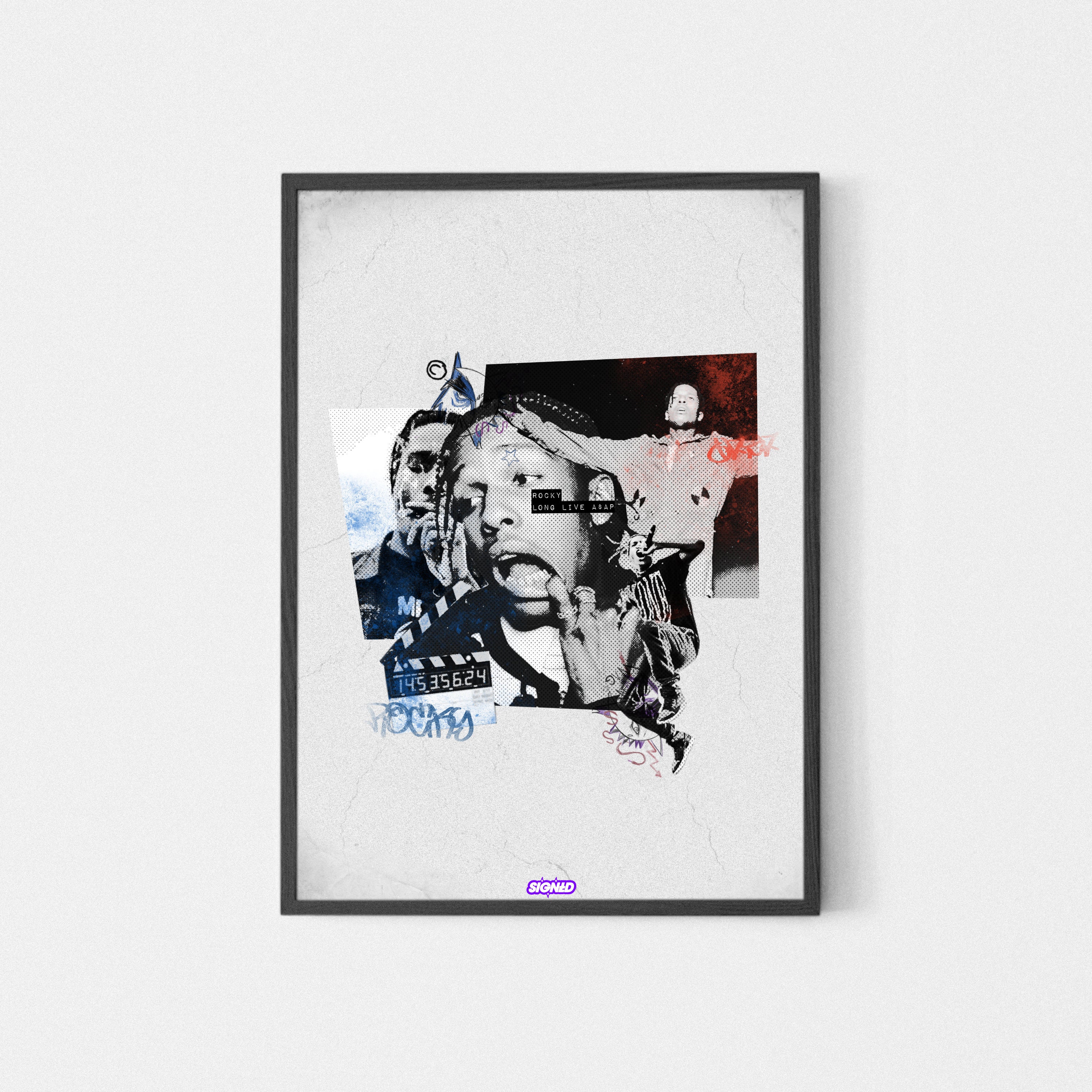 Signed - Asap Rocky Poster