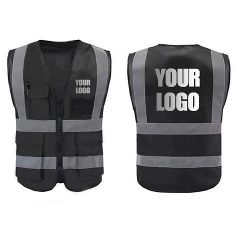Hi Viz Safety Vest Waistcoat Jacket With Pockets New High Visibility T Shirt Lot 