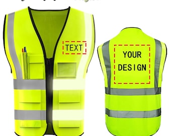 Custom Safety Vest - Etsy Australia