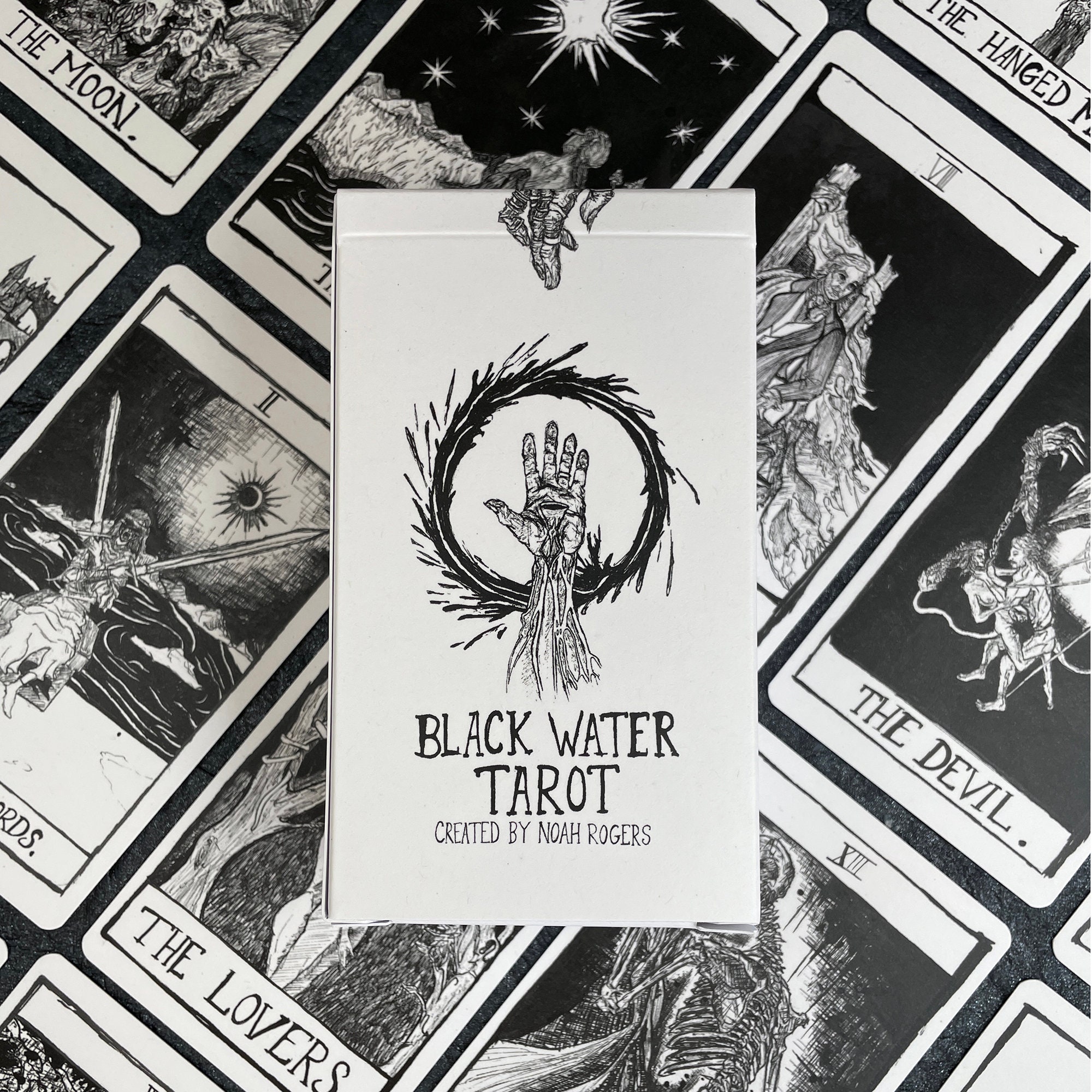 Black Water Tarot - Etsy