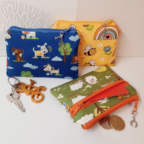 Wallet for children Children's wallet small wallet school enrollment key bag MANUFACTURE Animals