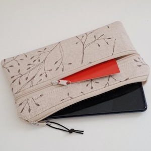 Handytasche Smartphone Tasche mit Münzfach Geldbeutel kleine Geldbörse Handyhülle Brillentasche zarte Zweige SOFORTVERSAND