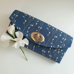 Damen Geldbörse Portemonnaie Geldbeutel Brieftasche große Geldbörse Weihnachtsgeschenk Geburtstagsgeschenk Frau floral ANFERTIGUNG