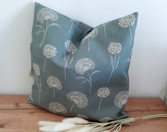 Cushion cover many sizes cushion cover decorative cushion sofa cushion decorative cushion home decoration balcony decoration cotton canvas dandelions flowers grey-green