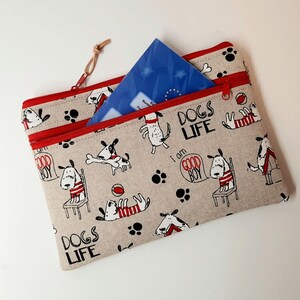 Hundetasche Heimtierausweis Gassitasche Leckerlibeutel Tasche Hund Hundemarke Impfpass Hund Hundehalsband Hundeliebhaber SOFORTVERSAND